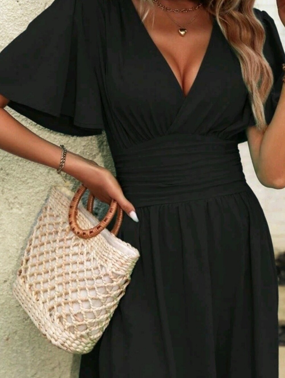 New Black Short Dress